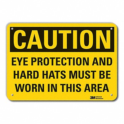 LYLE LCU30435NP10x7 Caution Sign 7 inx10 in Plastic