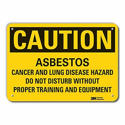 LYLE LCU30483NP10x7 Caution Sign 7 in x 10 in Plastic