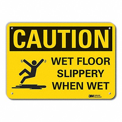 LYLE LCU30495NP14x10 Caution Sign 10 inx14 in Plastic