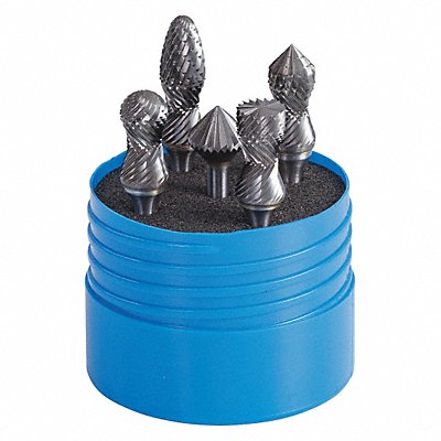 SGS PRO 18220 Carbide Burr Set Double Cut 1/4 .