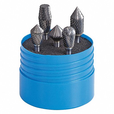 SGS PRO 18230 Carbide Burr Set 5pcs. 1/4 .
