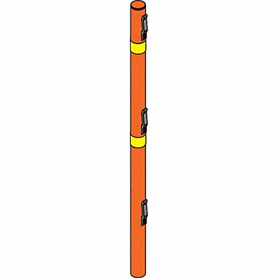IDEAL WAREHOUSE INNOVATIONS INC. 707002 Barrier System Portable Fence Post Steel