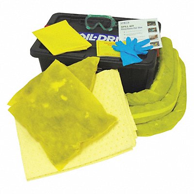 OIL-DRI L91415 Spill Kit Universal Yellow