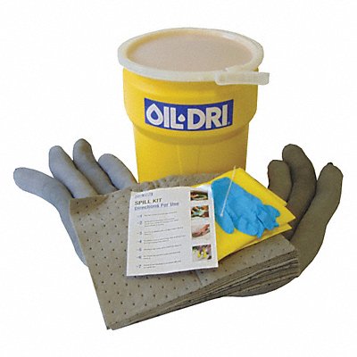 OIL-DRI L91410 Spill Kit Universal Grey