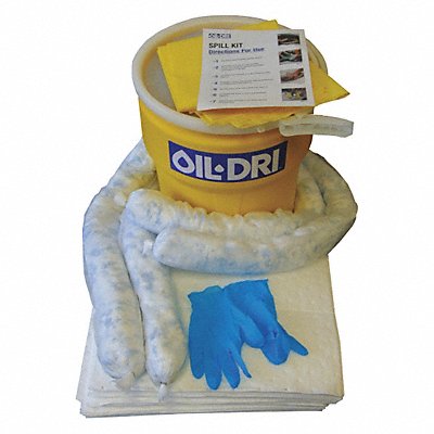 OIL-DRI L91510 Spill Kit Oil Based Liquids White