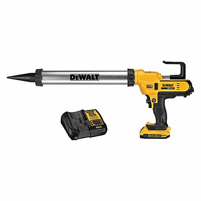 DEWALT DCE580D1 Caulk Gun Kit 20V DC 600 mL Enclosed