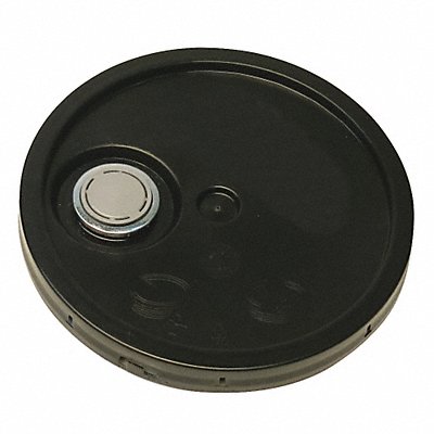 GRAINGER ROP2100CVRFTTBK Lid Black HDPE