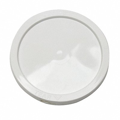 GRAINGER ROP2110CVRSNW Plastic Pail Lid White HDPE