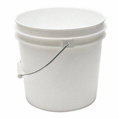 GRAINGER ROP2120WM K4868 Pail Polyethylene White Open Head