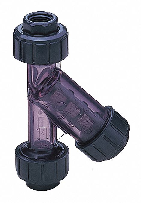 ASAHI 1257040 Y Strainer 12 1/2 H 20 mesh PVC