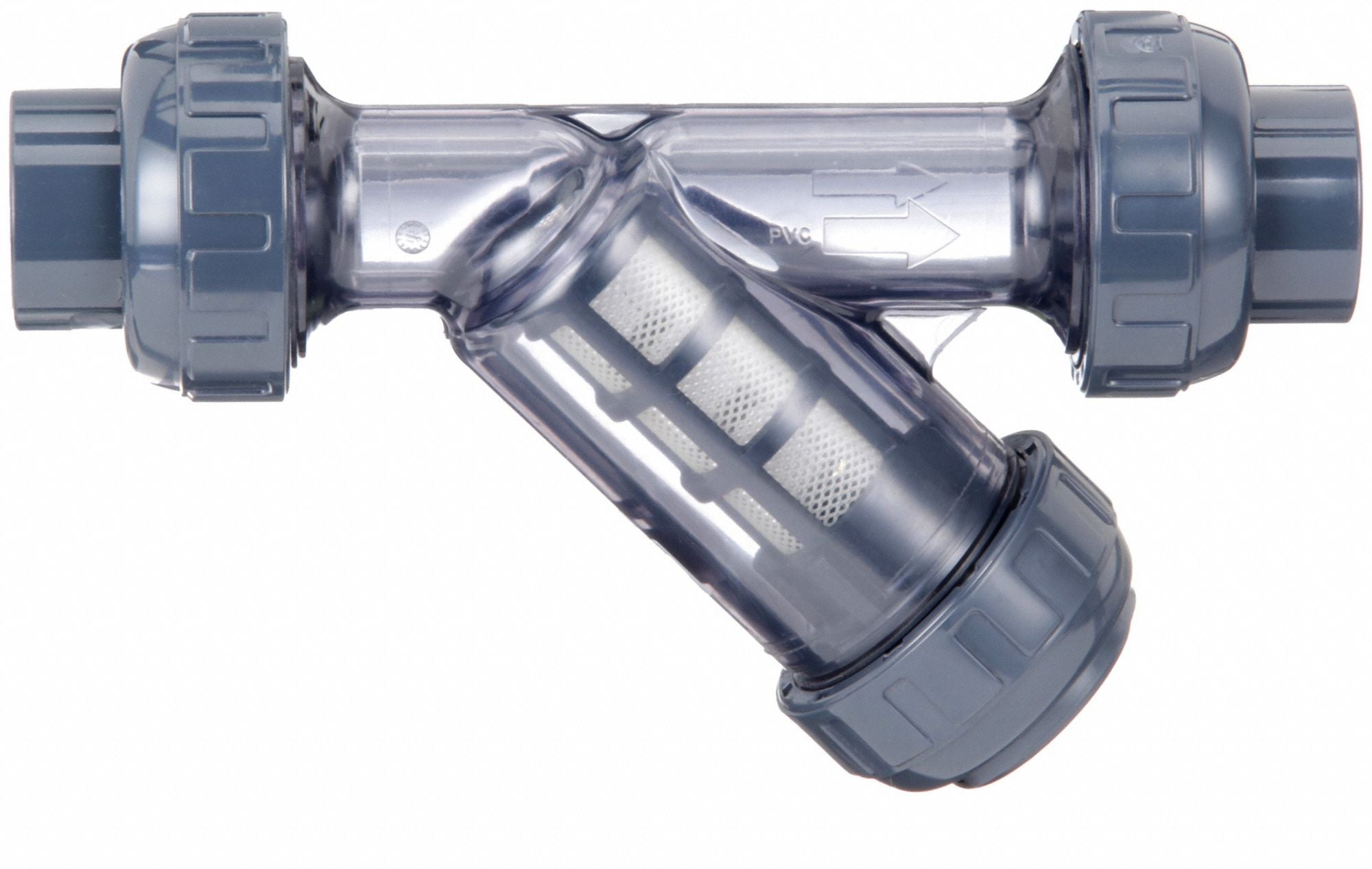 ASAHI 1257007 Y Strainer 3 7/8 H 20 mesh PVC