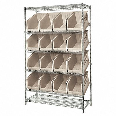 QUANTUM STORAGE SYSTEMS WRSL6741848260IV H7038 Pick Rack 18inx74inx48in Grey