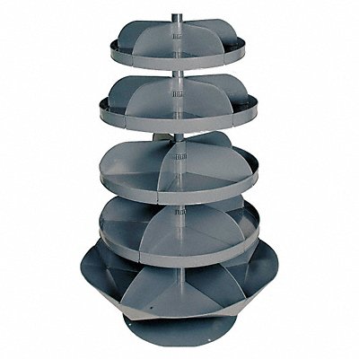DURHAM MFG 170095 Revolving Bin 1 5/8inx28in 34in 44in