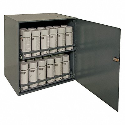 DURHAM MFG 30095 AerosolCabinet Steel Grey Assmbld 2Drwrs