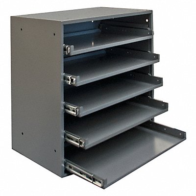 DURHAM MFG 305B95 SldngDrwrCabFrame Grey Bearing Steel 5Bx