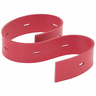 TENNANT 1200384 Squeegee Blade 27 5/8 in W Red