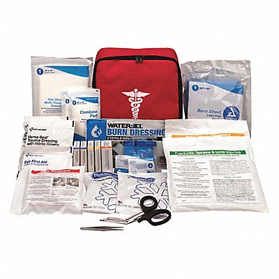 FIRST AID ONLY 3300 First Aid Kit w/House 109pcs 5x16 Red