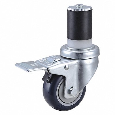 GRAINGER 49H627 Quiet-Roll Expanding Stem Castor 3