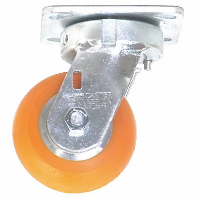 GRAINGER CDPG5 Kingpinless Plate Castor Swivel 650 lb.