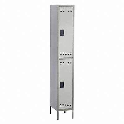SAFCO 5523GR Wardrobe Locker 2x1Locker Grey 78 x12 x18 Assm