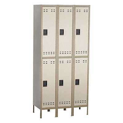 SAFCO 5526TN Wardrobe Locker 2x3Locker Tan 78 x36 x18 Assm