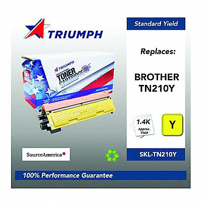 SOURCE AMERICA SKLTN210Y Toner Cartridge Yellow Max Page 1400
