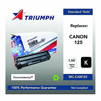 SOURCE AMERICA SKLCAN125 Toner Cartridge Black Max Page 1500