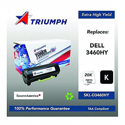 SOURCE AMERICA SKLD3460HY Toner Cartridge Black Max Page 20 000