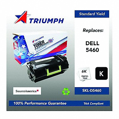 SOURCE AMERICA SKLD5460 Toner Cartridge Black Max Page 6000