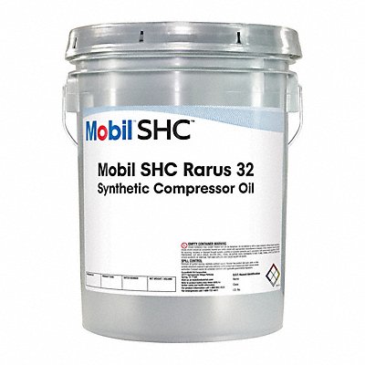 MOBIL 121987 Compressor Oil 5 gal Pail 10 SAE Grade