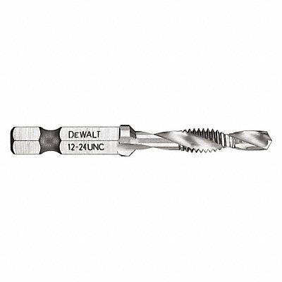 DEWALT DWADTQTR1224 Combination Drill/Tap #12-24 HSS