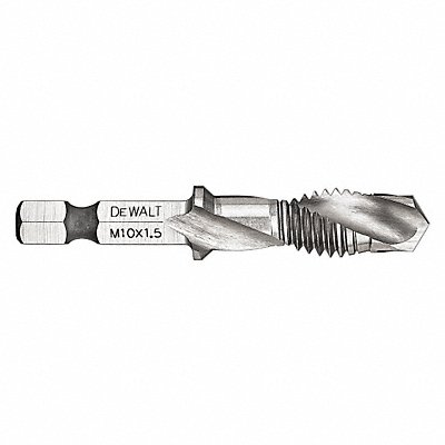 DEWALT DWADTQTR10MM15 Combination Drill/Tap M10x1.5 HSS