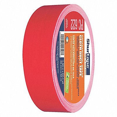 SHURTAPE PC622 Duct Tape Red 1 7/8 in x 60 yd 12.5 mil