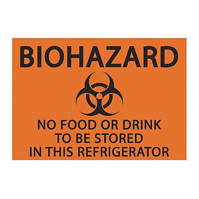 ZING 1916S Biohazard Label 5 inx7 in PK2