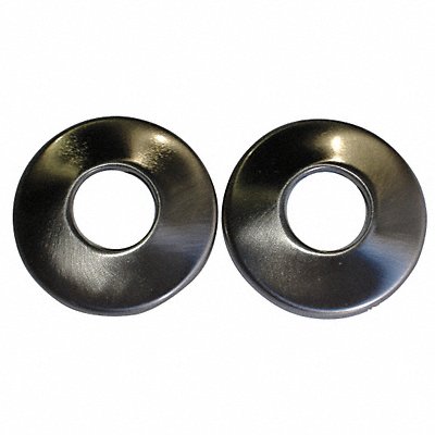 TAYMOR 019659SN Rod Flanges Satin Nickel 1 3/4 in W PR
