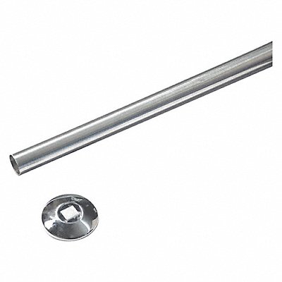 TAYMOR 19659 Rod Flanges Polished Chrome 1 3/4in W PR