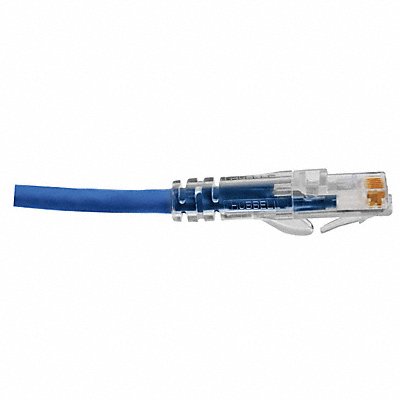 HUBBELL PREMISE WIRING HC6AB30 Patch Cord Cat 6A Clear Boot Blue 30 ft.