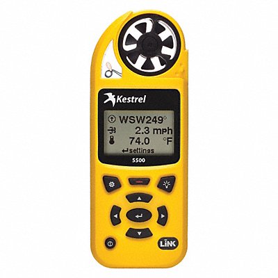 KESTREL 0855LVYEL Weather Meter LCD Yellow w/WiFi