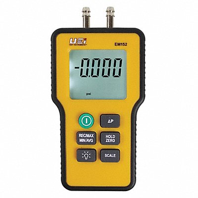 UEI TEST INSTRUMENTS EM152 Digital Manometer -60 in wc to 60 in wc