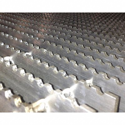 GRAINGER 23188R150C6 Bar Grating Aluminum 4 ft Overall W