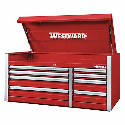 WESTWARD 49NR86 Red Industrial Premium Duty Top Chest