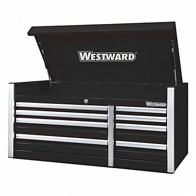 WESTWARD 49NR87 Black Industrial Premium Duty Top Chest