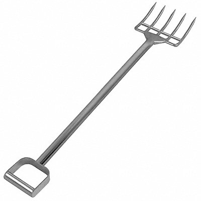SANI-LAV 2072SR Reinforced Fork 8 1/4 in Tine L D Handle