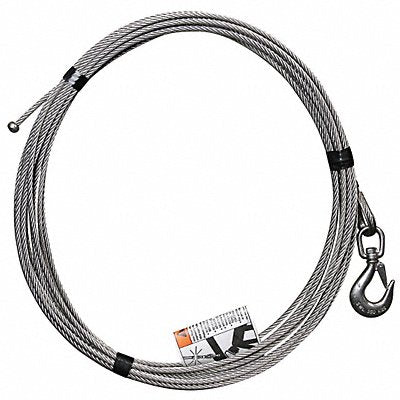 OZ LIFTING PRODUCTS OZSS2555B Cable Stainless Steel 1200 lb.