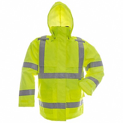VIKING D6323JGXL H7524 Rain Jacket Class 3 Type R Yellow/Grn XL