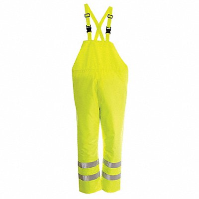 VIKING D6323PGXXXL H7529 Rain Bib Overall Class E Yellow/Grn 3XL