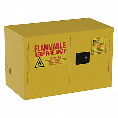 JAMCO BU11YP Flammable Safety Cabinet 6 gal Yellow