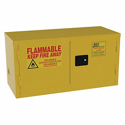 JAMCO BU15YP Flammable Safety Cabinet 15 gal Yellow