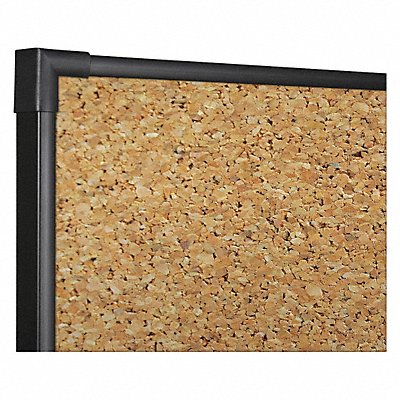 BEST-RITE 3018H Bulletin Board 96 W x 48 H Black Frame