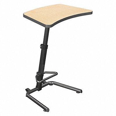 BALT 905337909BK Student Desk 26 to 43 H Fusion Maple